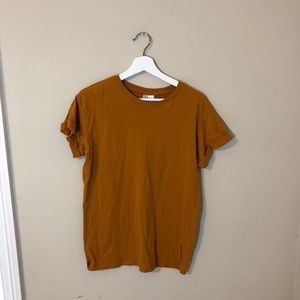 H&M Mustard Oversized Tee